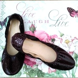 NINE WEST SHINY BALLET FLATS